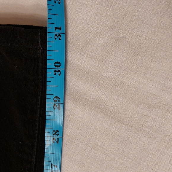 Vintage Chaps Fine Wale Black Corduroy Jeans EUC 20W - Picture 7 of 11